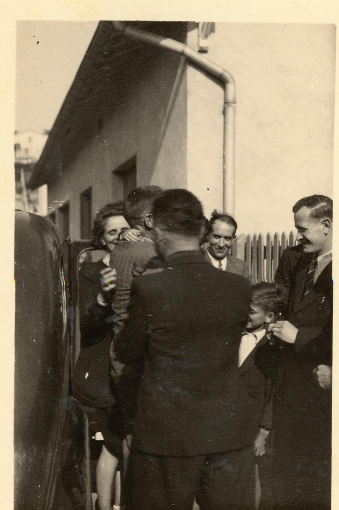 Le 26 mai 1945 à Valence, Marcel Barbu est de retour de Buchenwald