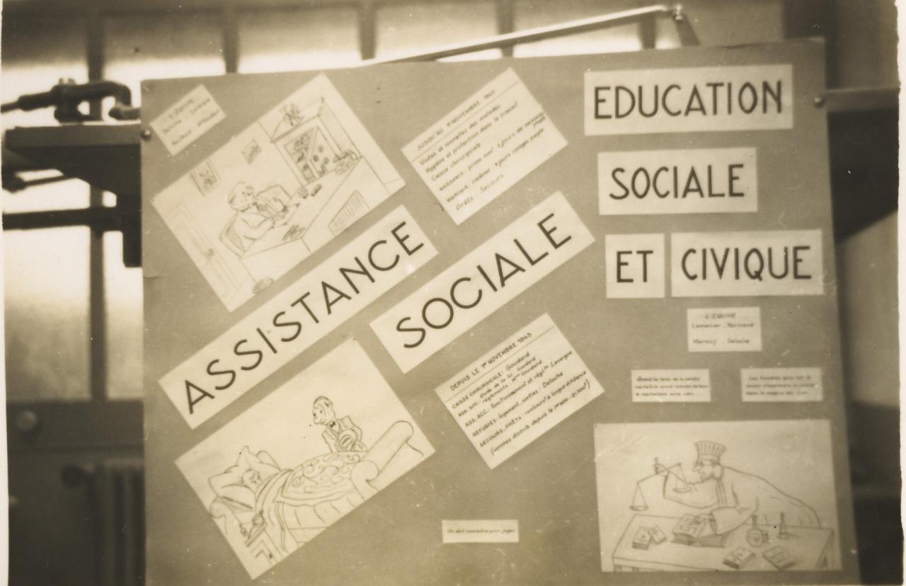 Exposition sur la vie de la Communauté en 1944