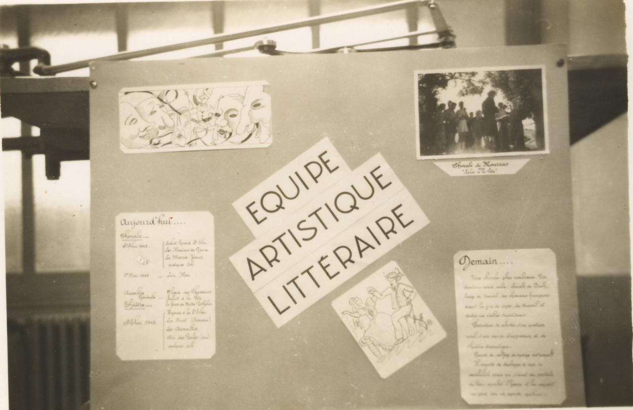 Exposition sur la vie de la Communauté en 1944
