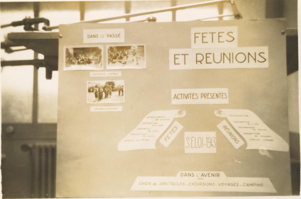 Exposition sur la vie de la Communauté Boimondau à Valence en 1944