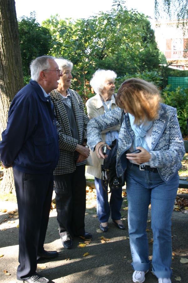 Rassemblement avant le chemin des Castors