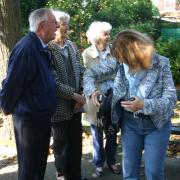 Rassemblement avant le chemin des Castors