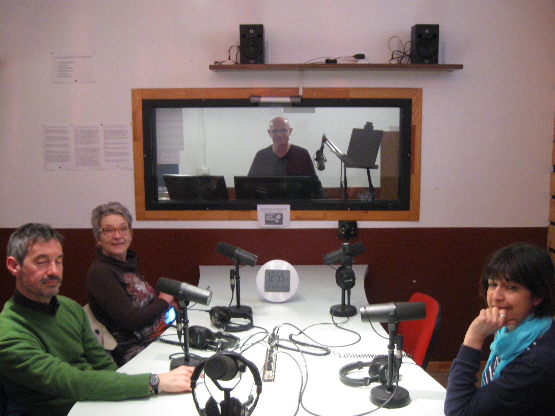 Enregistrement à Radio Méga