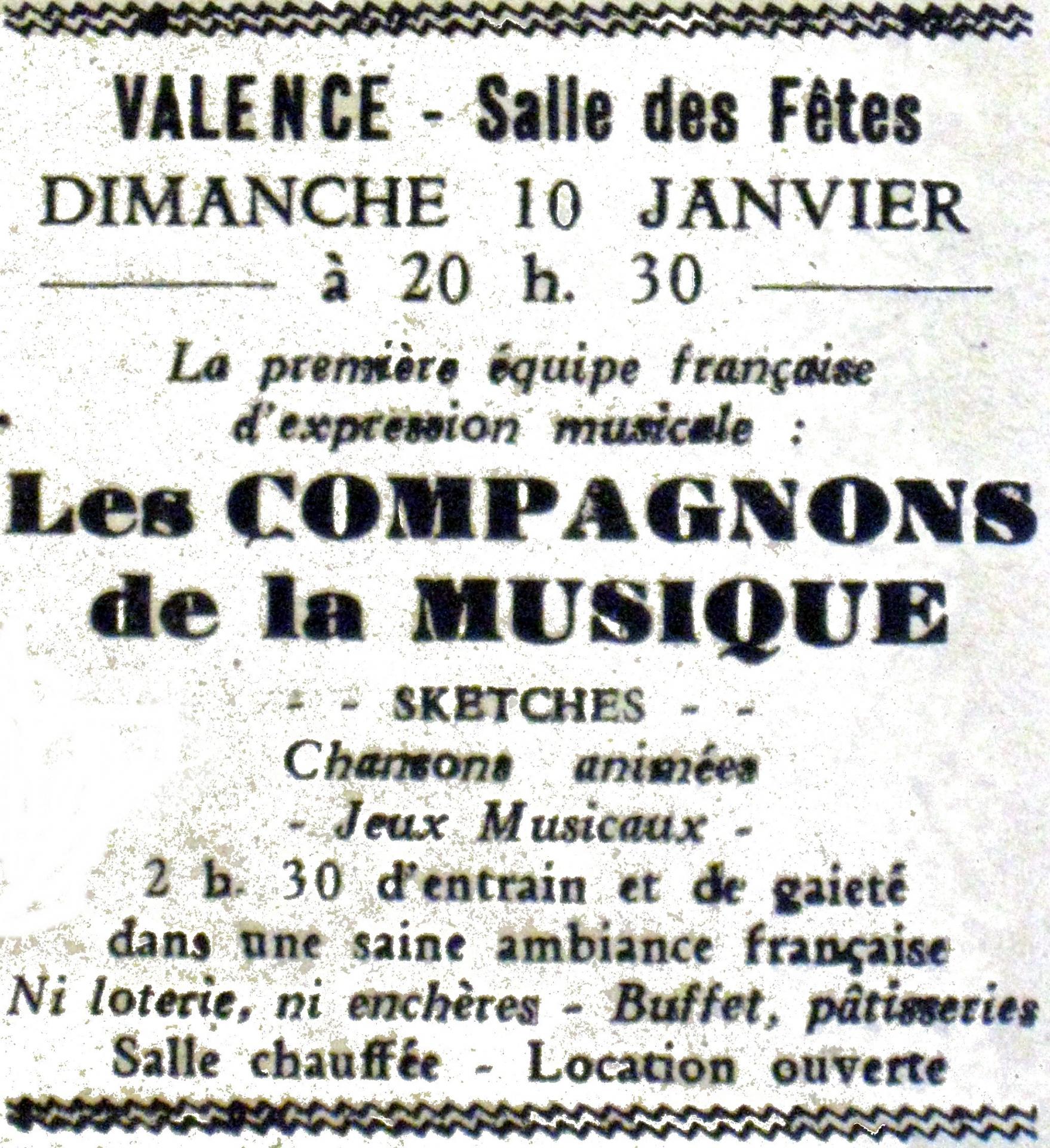 Compagnons de la Musique à Valence