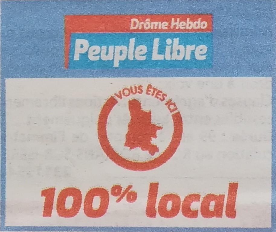 Peuple libre vu d'Étoile-sur-Rhône