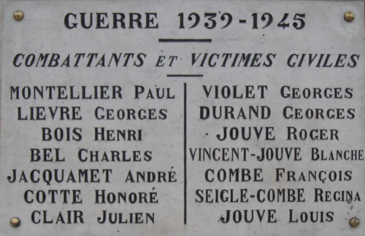 Etoile-sur-Rhône, plaque du cimetière