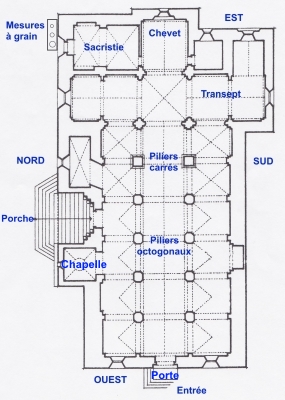 Plan église d’Etoile